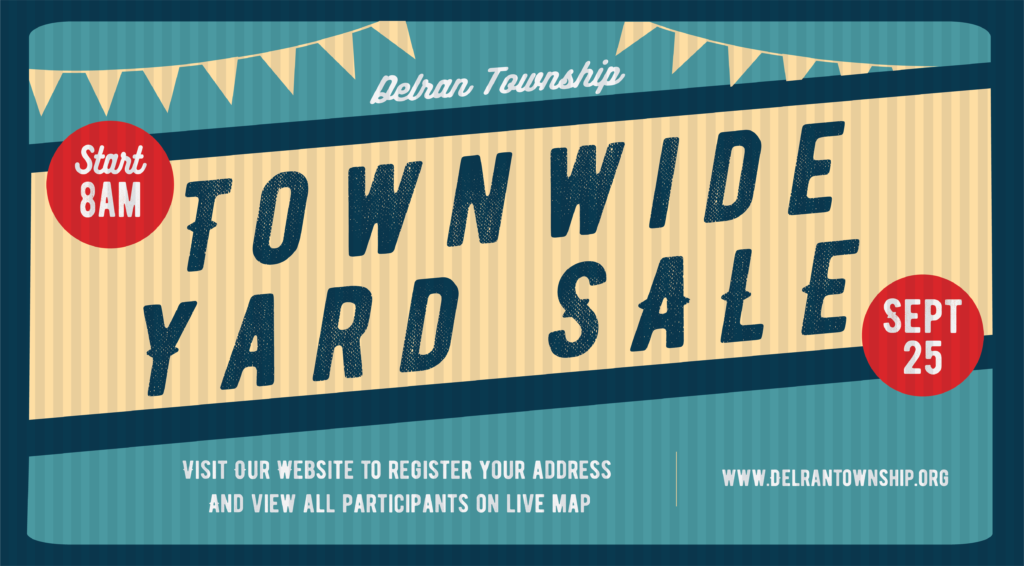 Townwide Yard Sale - September 25th | Delran Township